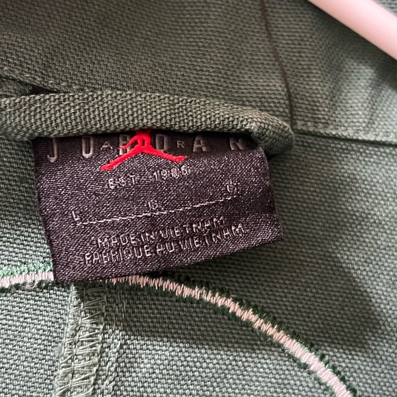 JORDAN BRAND x Nina Chanel Abney Canvas Jacket Green FZ7528-398 - Picture 7 of 9